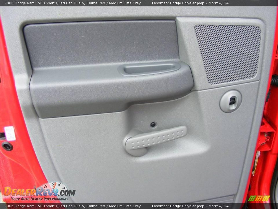 2006 Dodge Ram 3500 Sport Quad Cab Dually Flame Red / Medium Slate Gray Photo #17