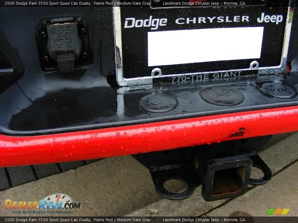 2006 Dodge Ram 3500 Sport Quad Cab Dually Flame Red / Medium Slate Gray Photo #19