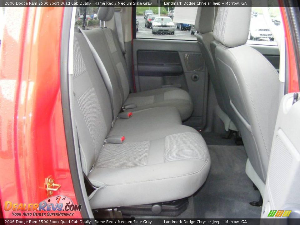 2006 Dodge Ram 3500 Sport Quad Cab Dually Flame Red / Medium Slate Gray Photo #20