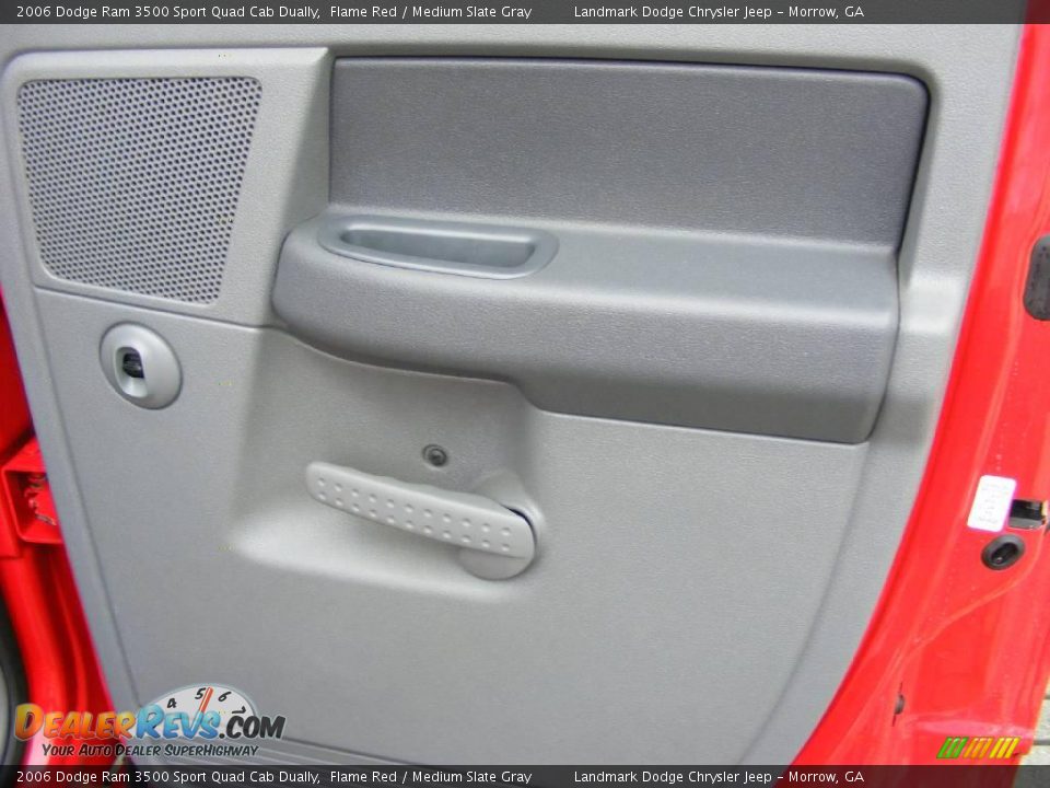 2006 Dodge Ram 3500 Sport Quad Cab Dually Flame Red / Medium Slate Gray Photo #21