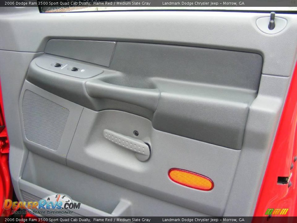2006 Dodge Ram 3500 Sport Quad Cab Dually Flame Red / Medium Slate Gray Photo #23