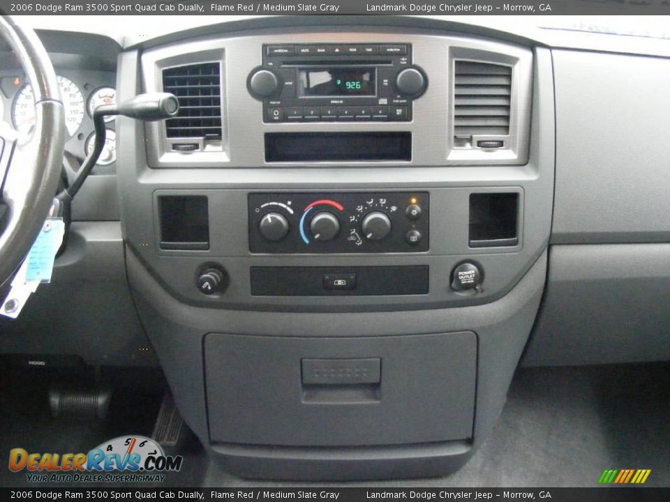 2006 Dodge Ram 3500 Sport Quad Cab Dually Flame Red / Medium Slate Gray Photo #25
