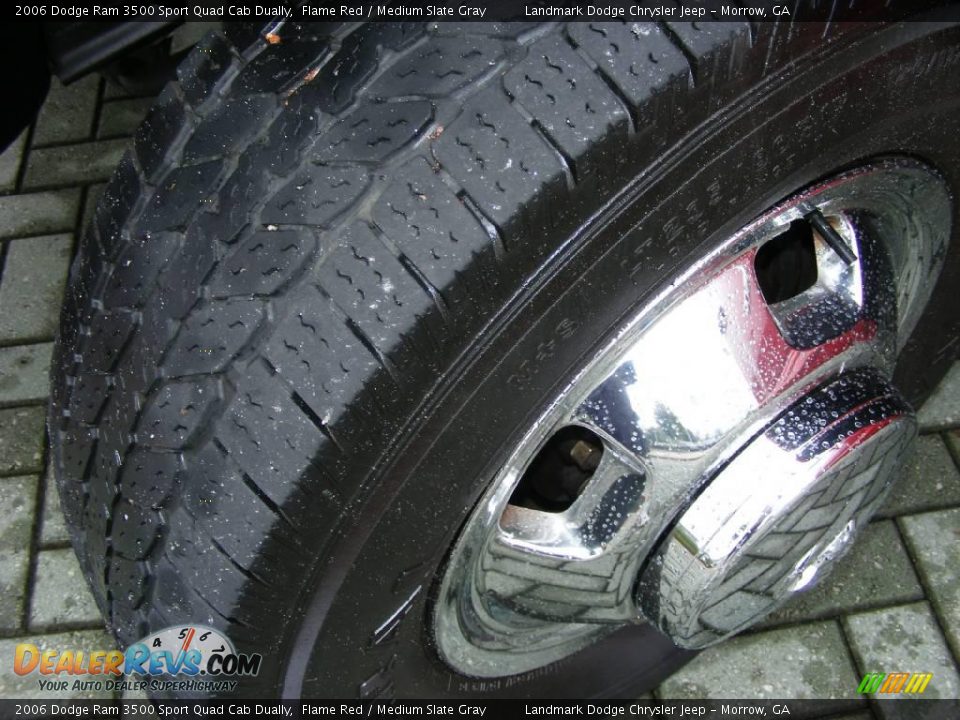 2006 Dodge Ram 3500 Sport Quad Cab Dually Flame Red / Medium Slate Gray Photo #32