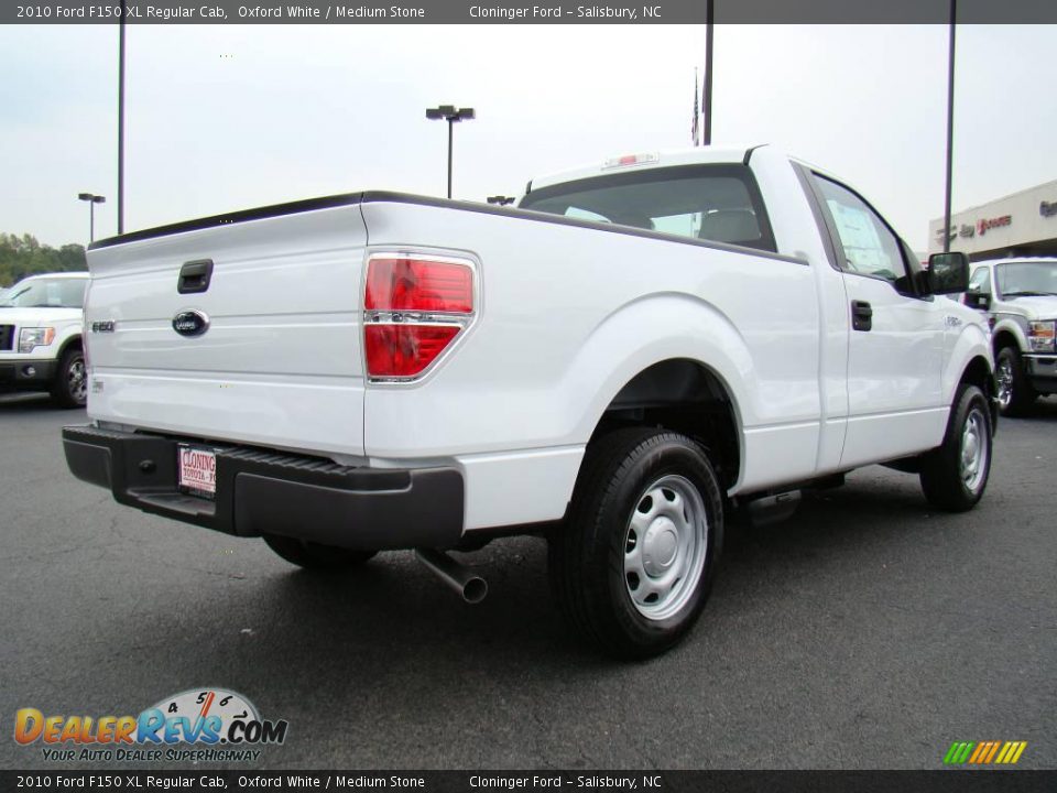 2010 Ford F150 XL Regular Cab Oxford White / Medium Stone Photo #3