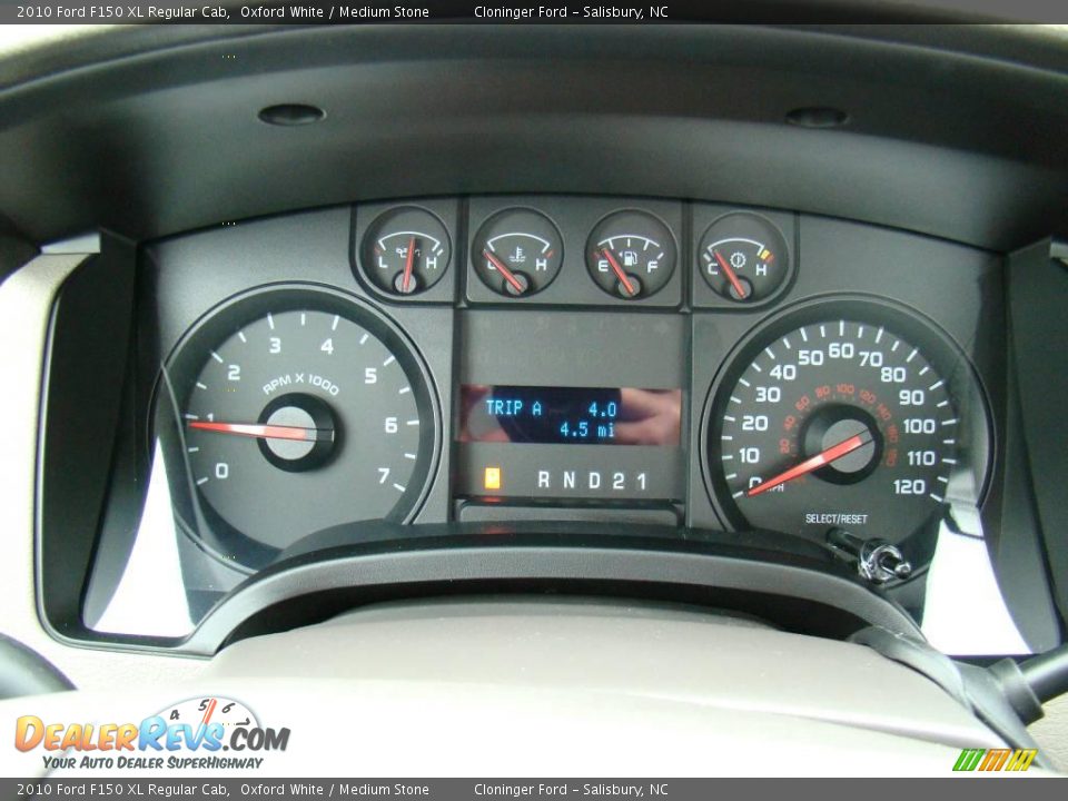 2010 Ford F150 XL Regular Cab Oxford White / Medium Stone Photo #16