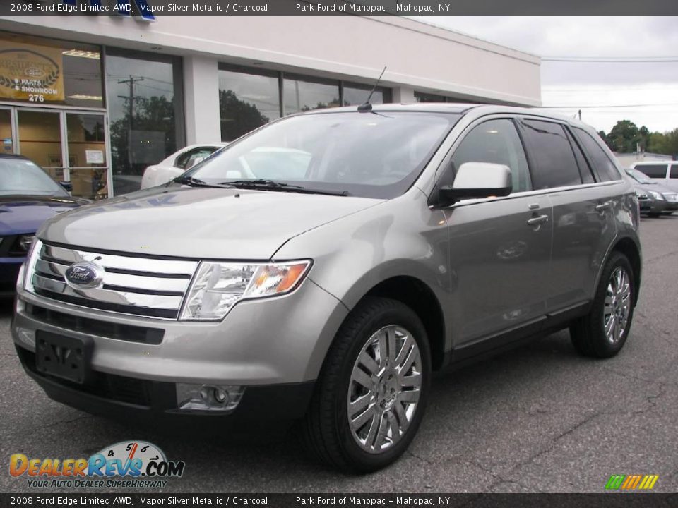 2008 Ford Edge Limited AWD Vapor Silver Metallic / Charcoal Photo #1