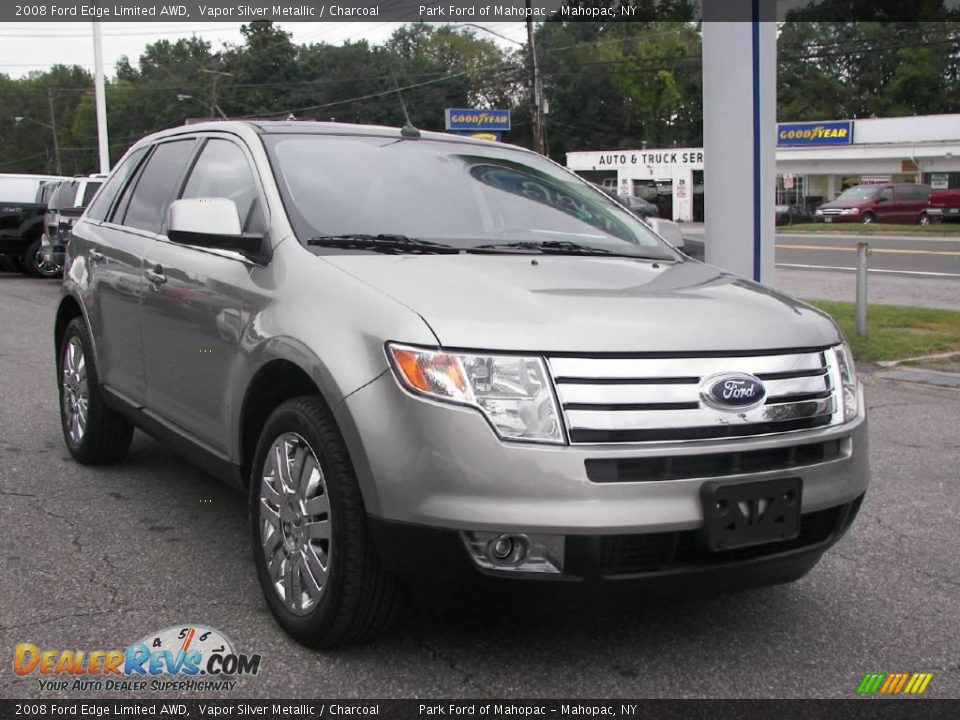 2008 Ford Edge Limited AWD Vapor Silver Metallic / Charcoal Photo #2