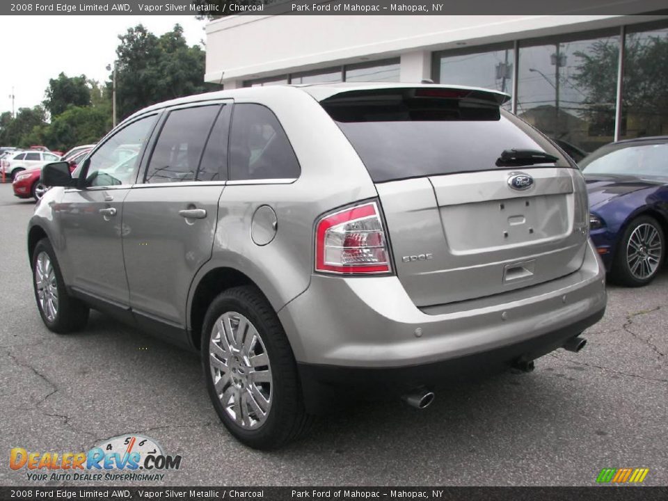 2008 Ford Edge Limited AWD Vapor Silver Metallic / Charcoal Photo #4