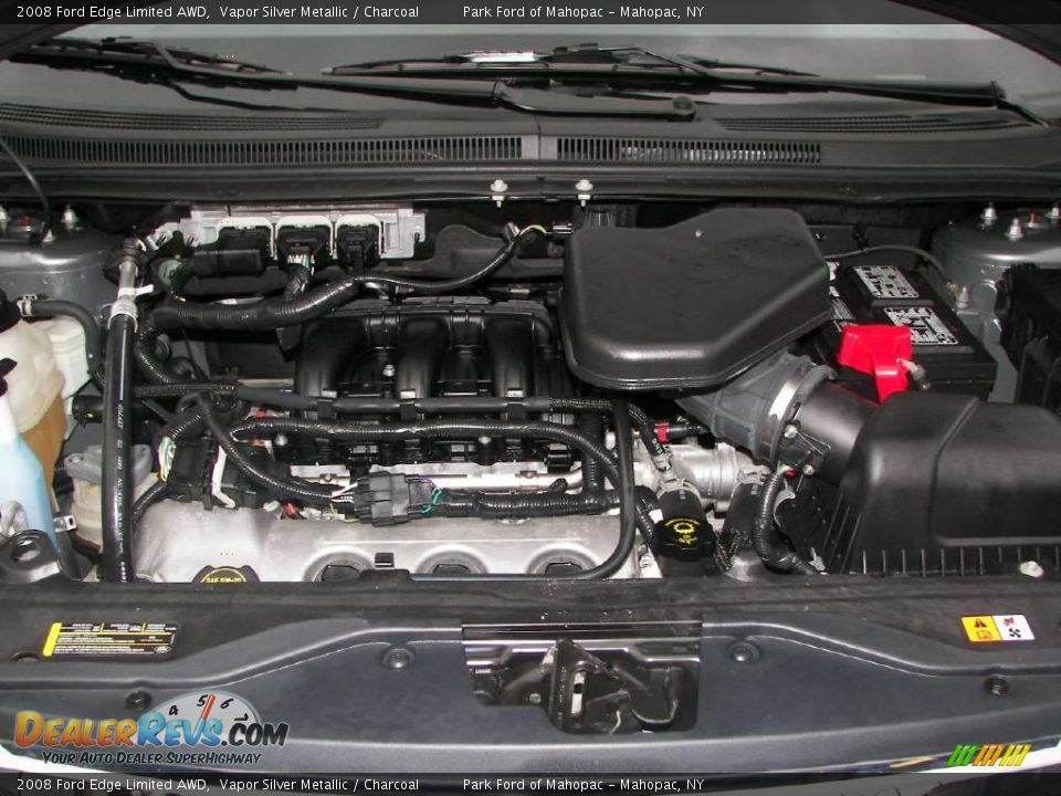 2008 Ford Edge Limited AWD Vapor Silver Metallic / Charcoal Photo #8