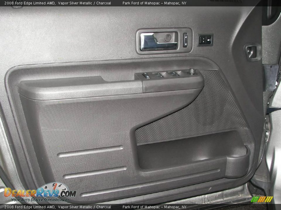2008 Ford Edge Limited AWD Vapor Silver Metallic / Charcoal Photo #11