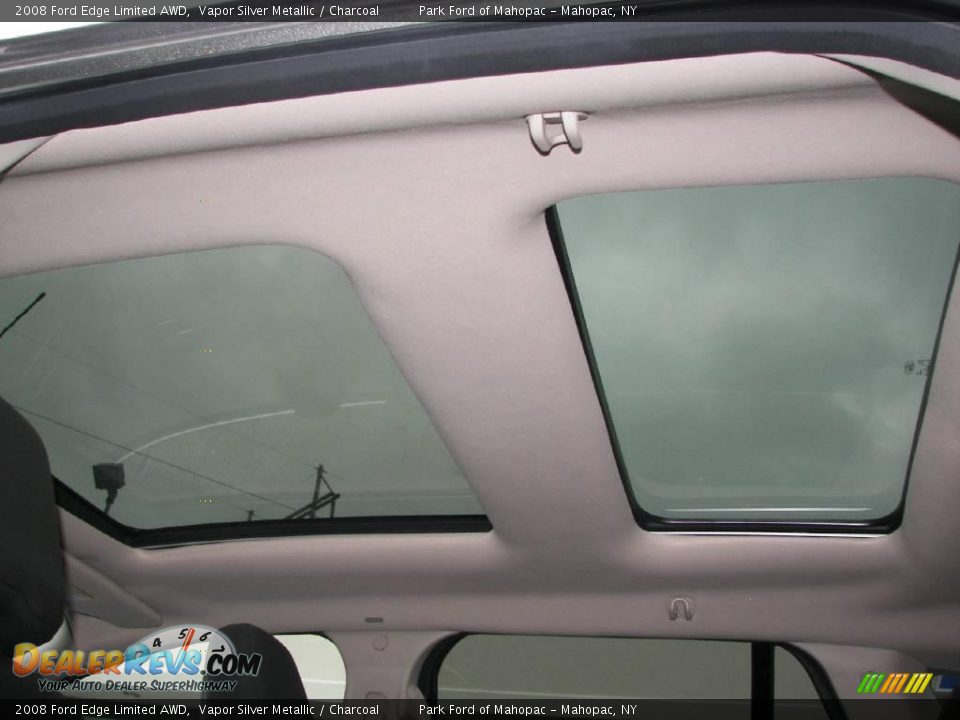 2008 Ford Edge Limited AWD Vapor Silver Metallic / Charcoal Photo #12