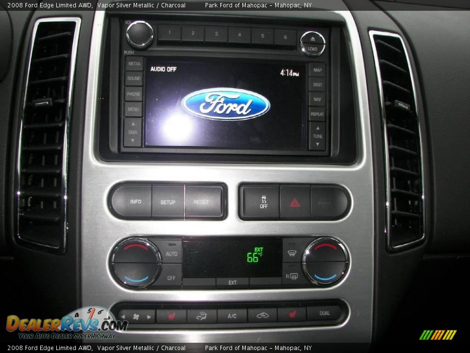 2008 Ford Edge Limited AWD Vapor Silver Metallic / Charcoal Photo #13