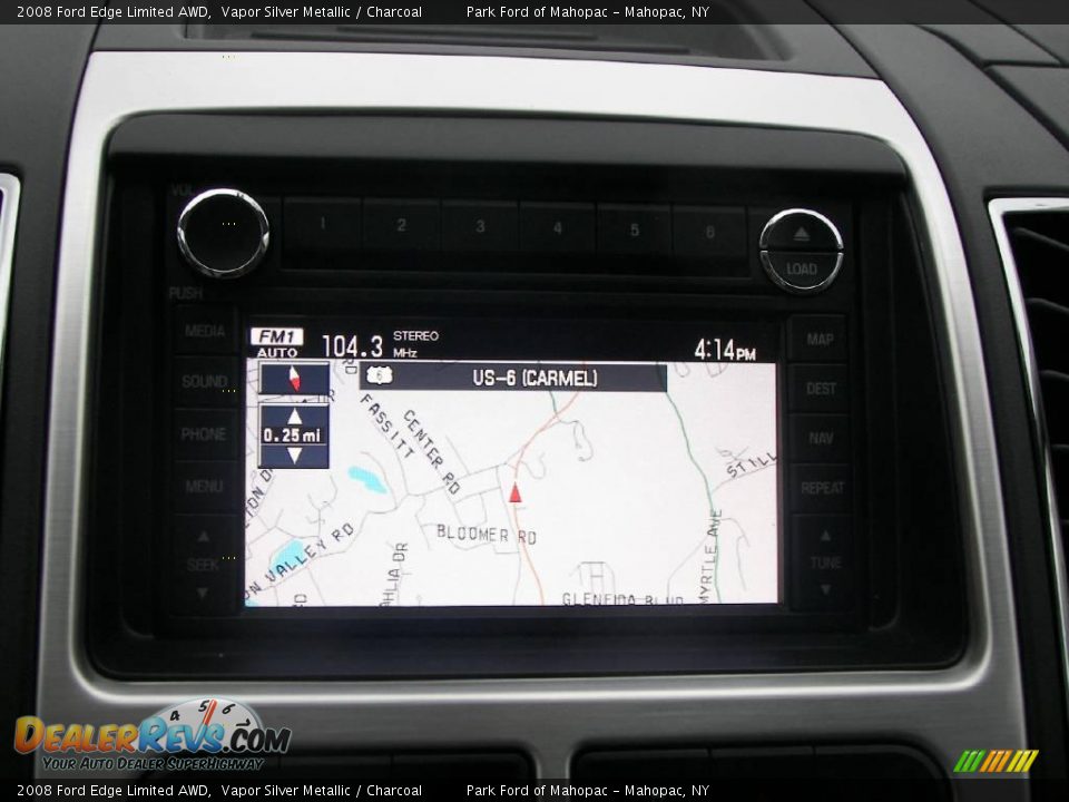 2008 Ford Edge Limited AWD Vapor Silver Metallic / Charcoal Photo #14