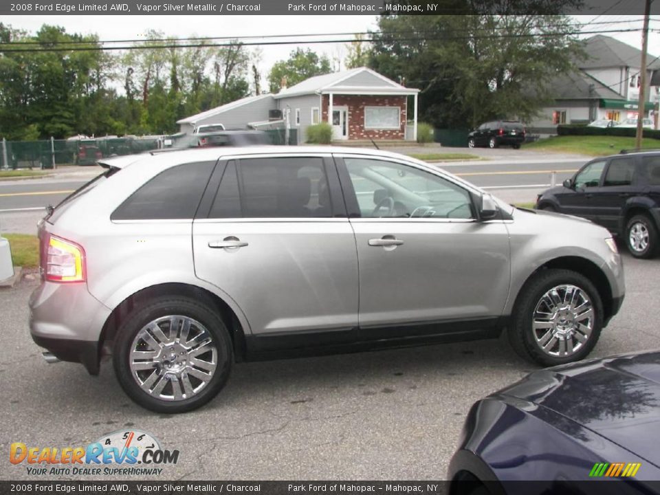 2008 Ford Edge Limited AWD Vapor Silver Metallic / Charcoal Photo #22