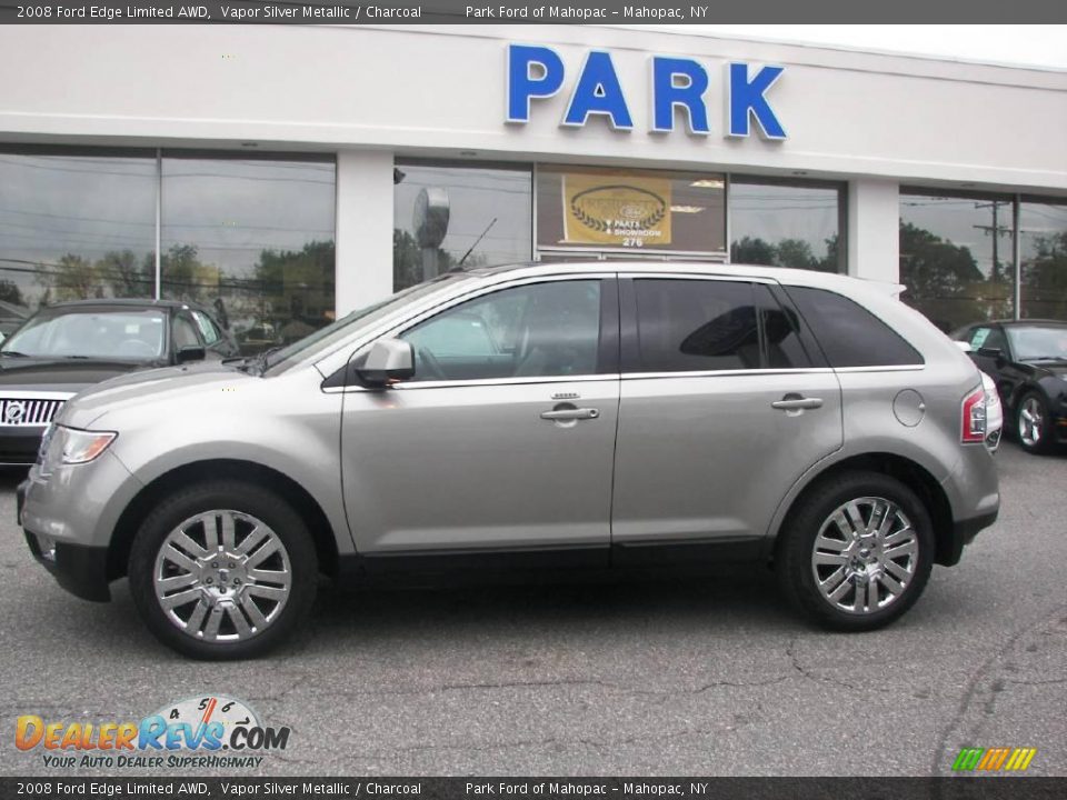 2008 Ford Edge Limited AWD Vapor Silver Metallic / Charcoal Photo #25