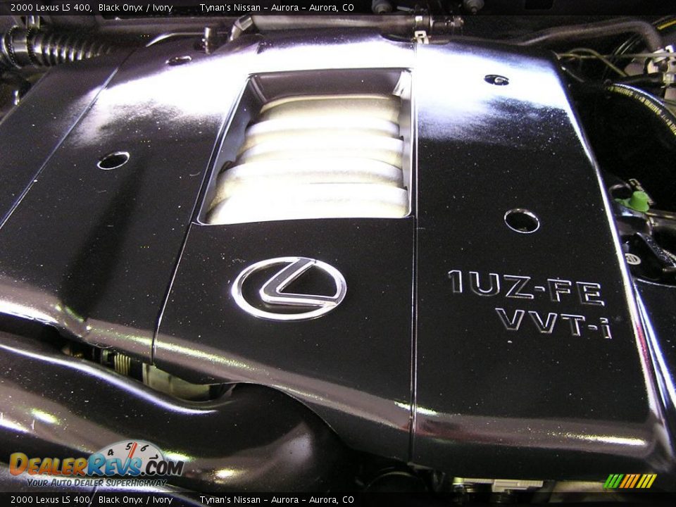 2000 Lexus LS 400 Black Onyx / Ivory Photo #17