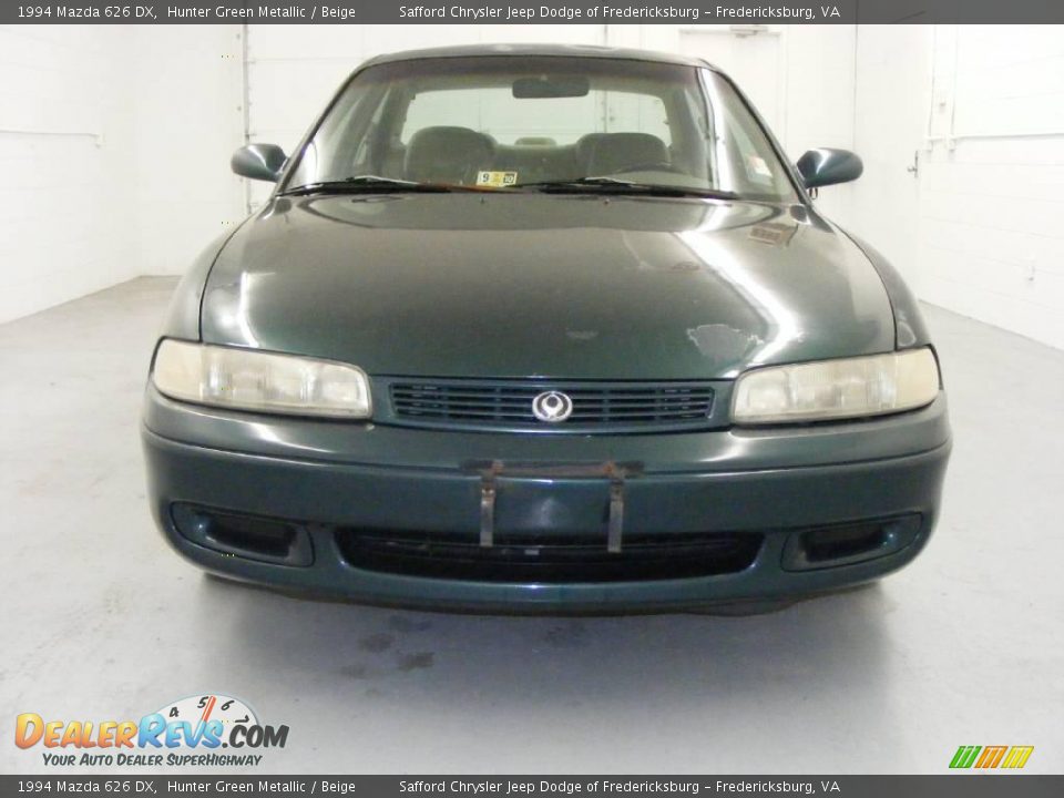 1994 Mazda 626 DX Hunter Green Metallic / Beige Photo #2