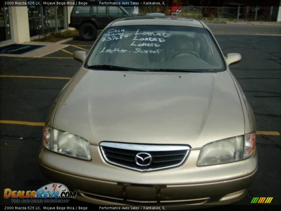 2000 Mazda 626 LX Mojave Beige Mica / Beige Photo #1