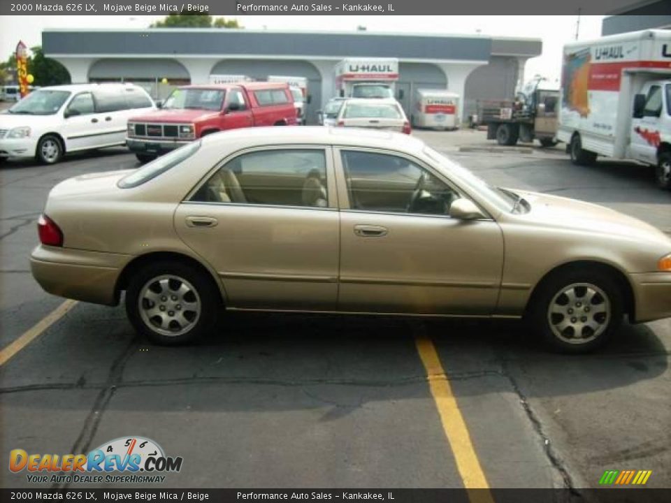 2000 Mazda 626 LX Mojave Beige Mica / Beige Photo #3