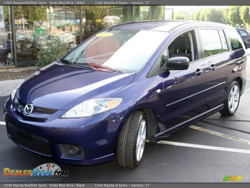 2006 Mazda MAZDA5 Sport Strato Blue Mica / Black Photo #1