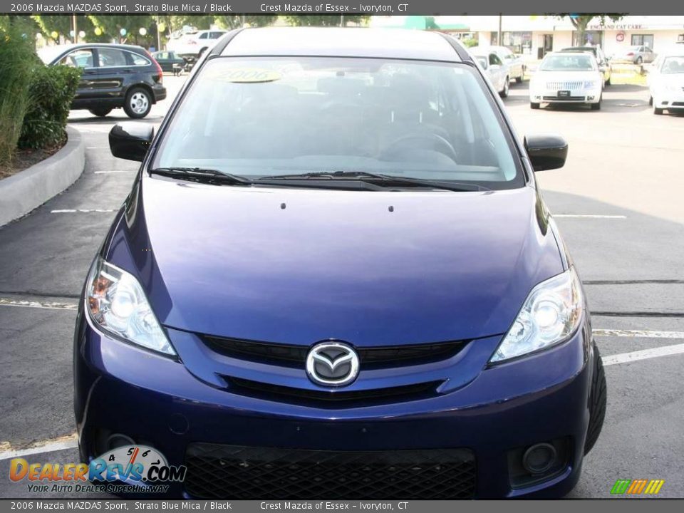 2006 Mazda MAZDA5 Sport Strato Blue Mica / Black Photo #2