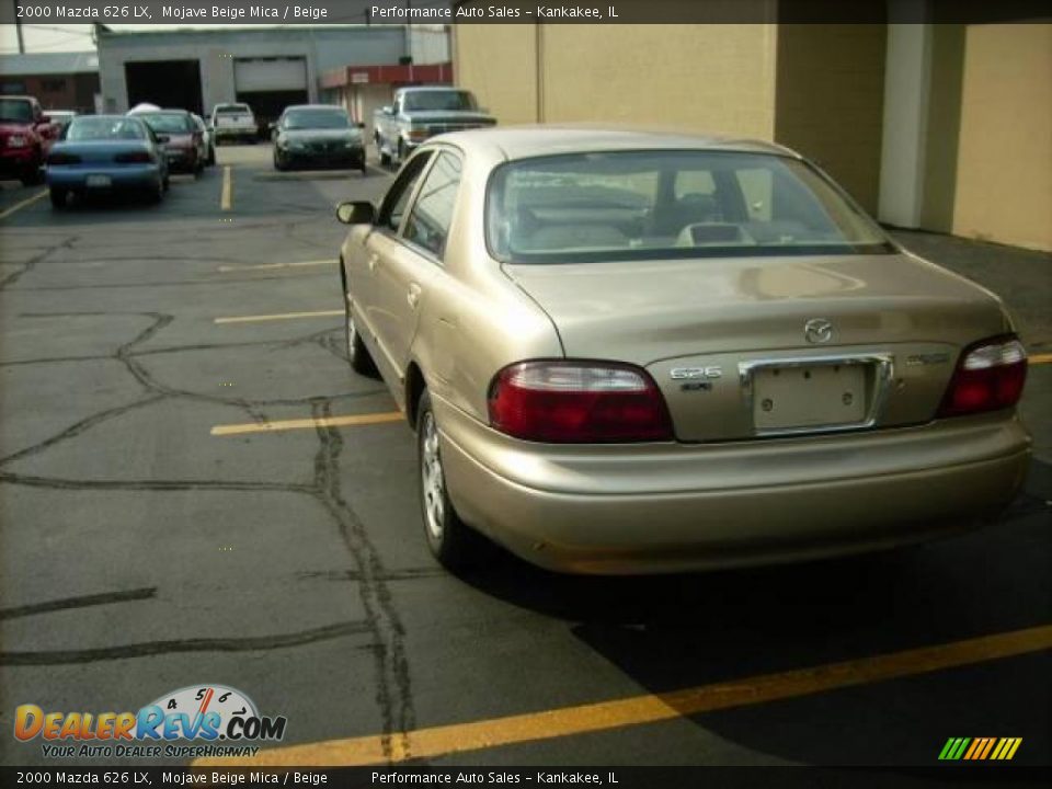 2000 Mazda 626 LX Mojave Beige Mica / Beige Photo #5