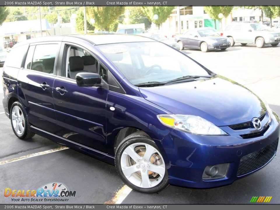 2006 Mazda MAZDA5 Sport Strato Blue Mica / Black Photo #3