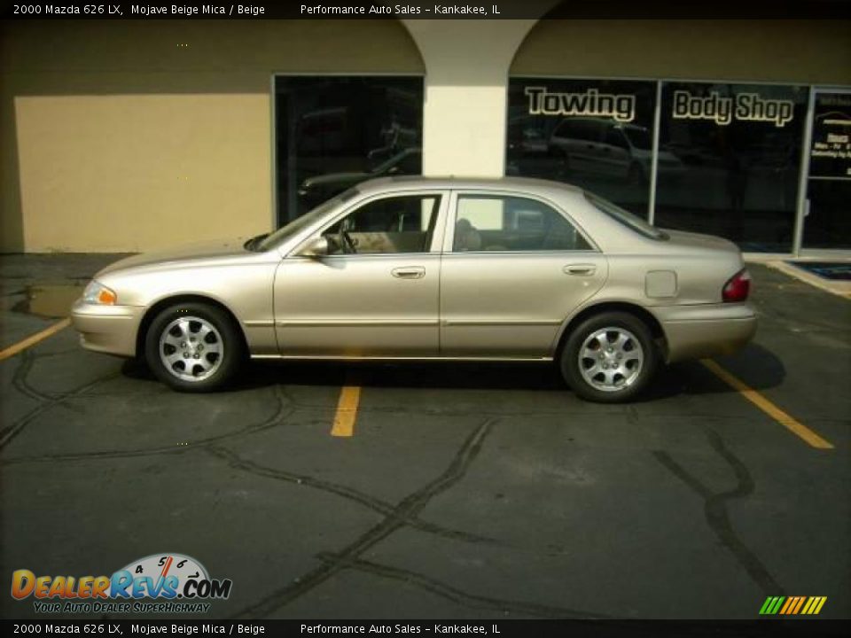 2000 Mazda 626 LX Mojave Beige Mica / Beige Photo #6