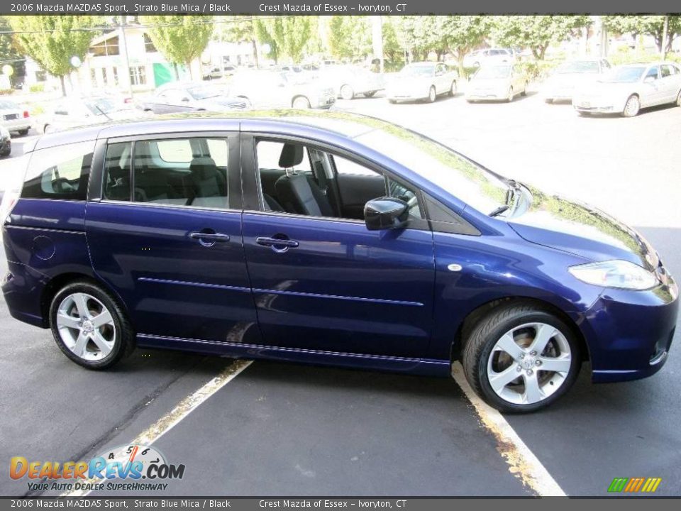 2006 Mazda MAZDA5 Sport Strato Blue Mica / Black Photo #4
