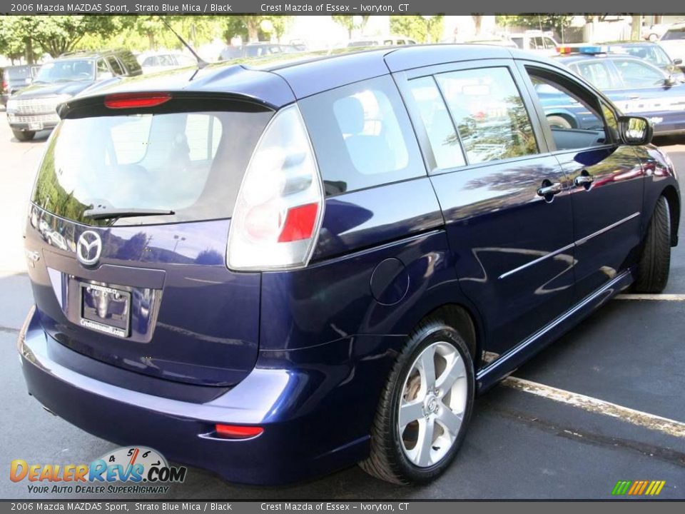 2006 Mazda MAZDA5 Sport Strato Blue Mica / Black Photo #5