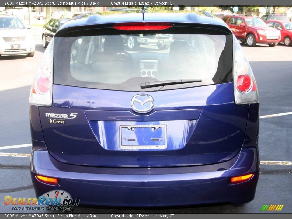 2006 Mazda MAZDA5 Sport Strato Blue Mica / Black Photo #7