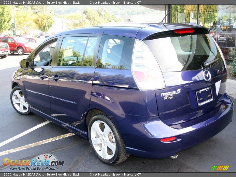 2006 Mazda MAZDA5 Sport Strato Blue Mica / Black Photo #8