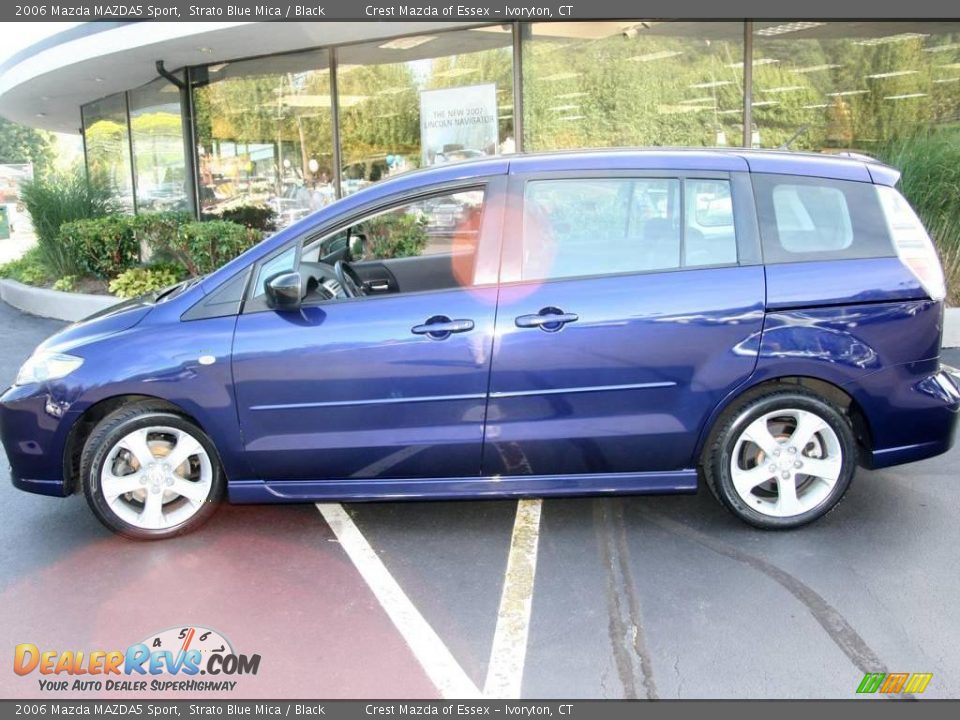 2006 Mazda MAZDA5 Sport Strato Blue Mica / Black Photo #9