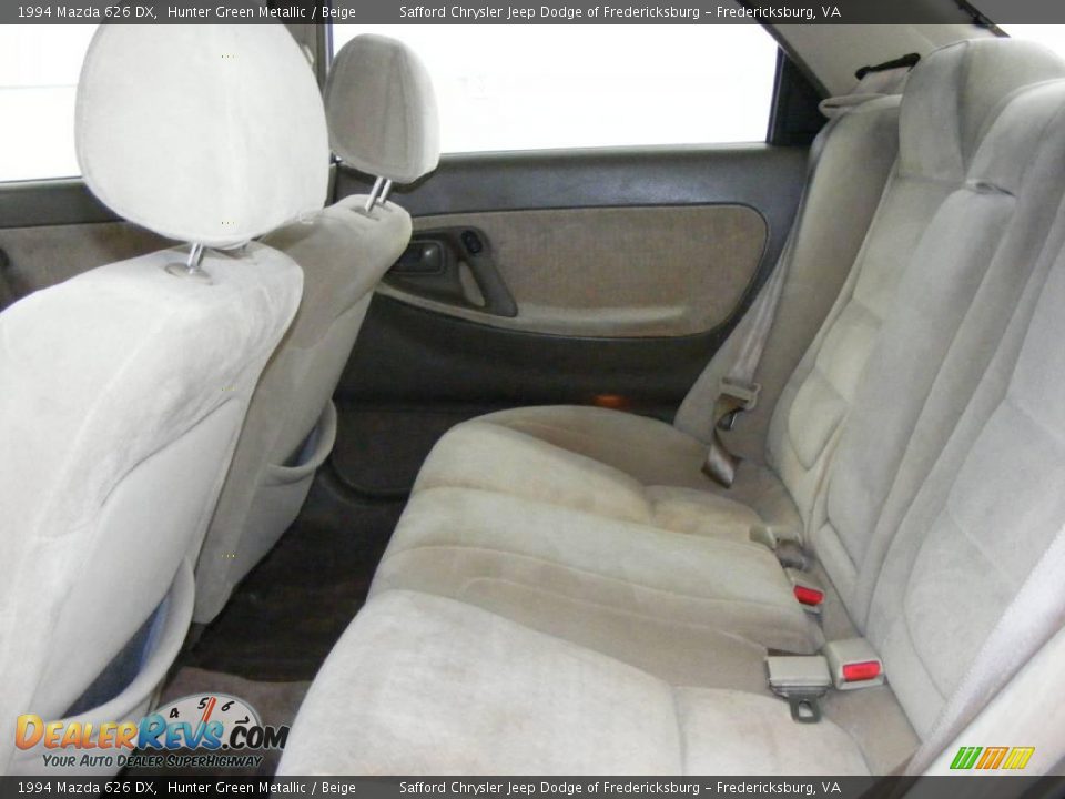 1994 Mazda 626 DX Hunter Green Metallic / Beige Photo #14