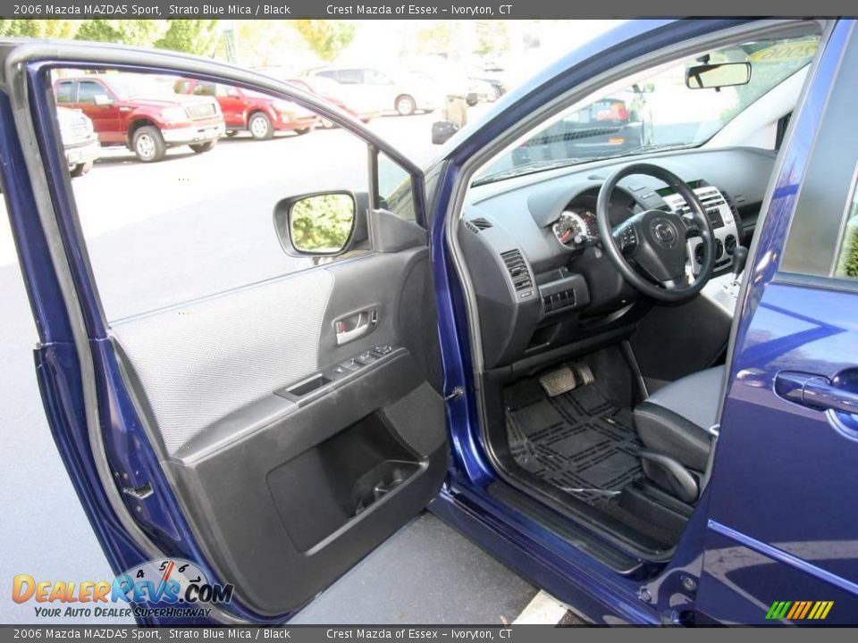 2006 Mazda MAZDA5 Sport Strato Blue Mica / Black Photo #10
