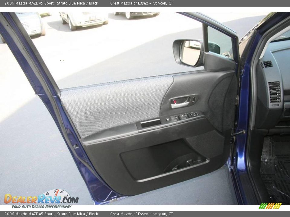 2006 Mazda MAZDA5 Sport Strato Blue Mica / Black Photo #12
