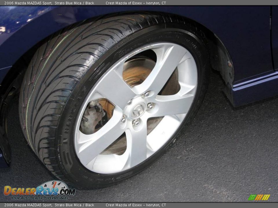 2006 Mazda MAZDA5 Sport Strato Blue Mica / Black Photo #13