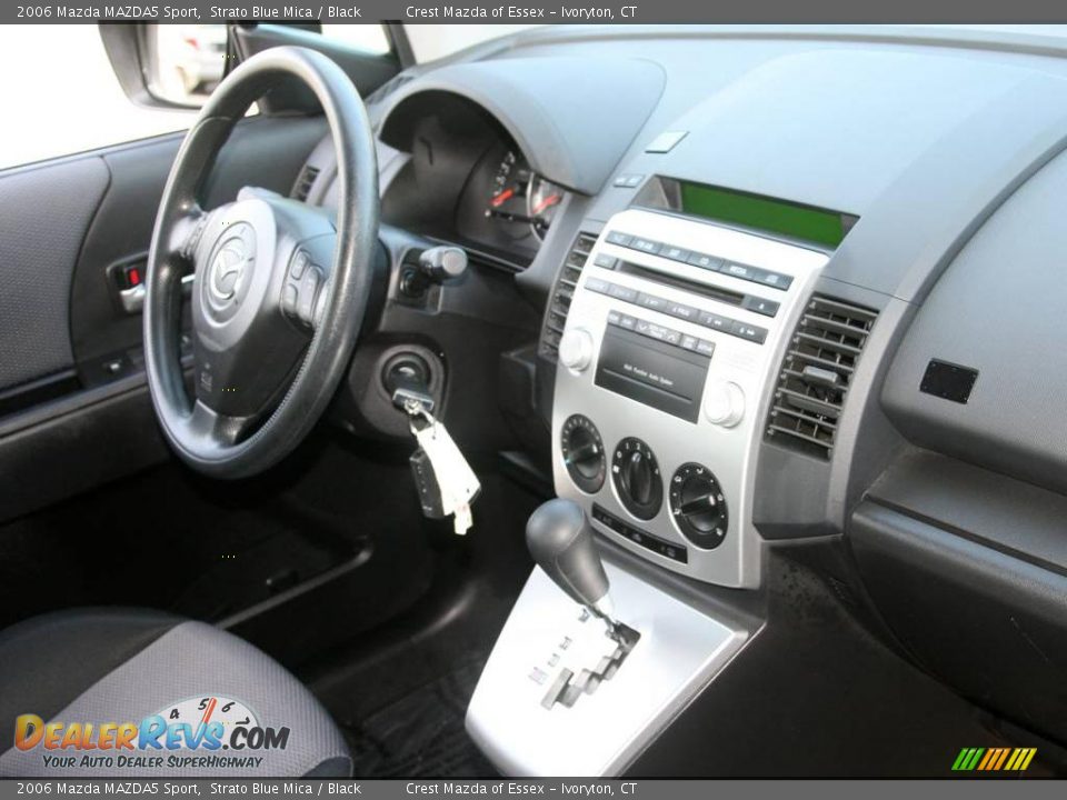 2006 Mazda MAZDA5 Sport Strato Blue Mica / Black Photo #14