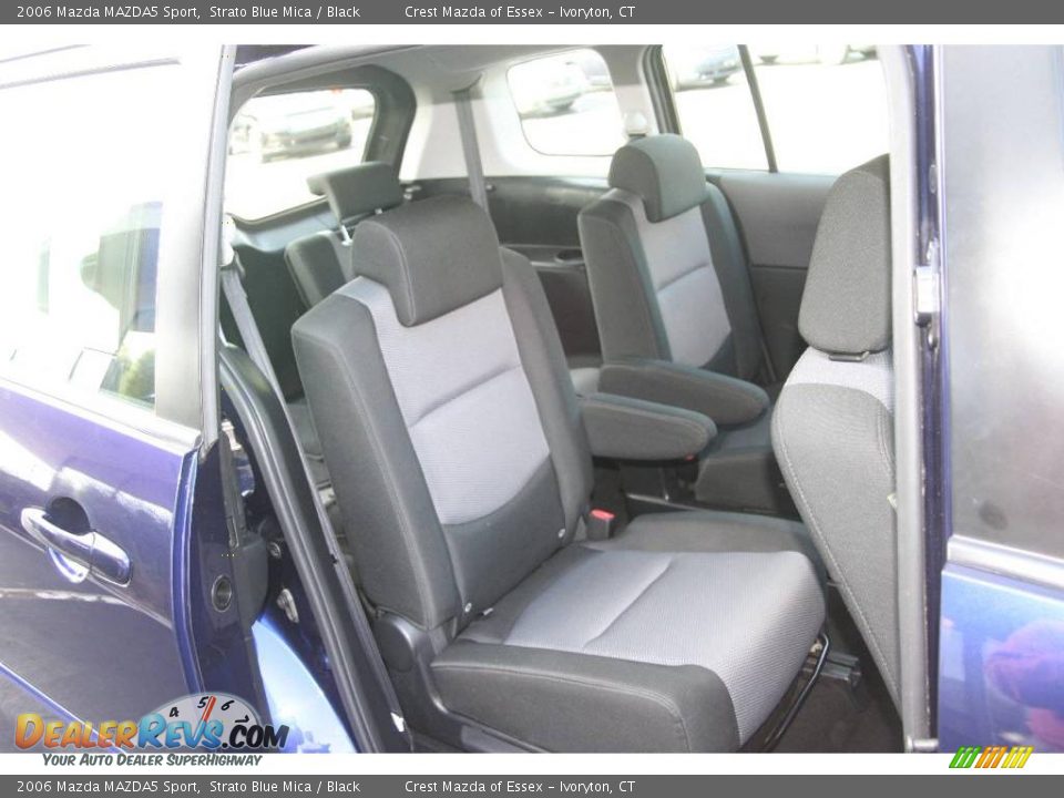 2006 Mazda MAZDA5 Sport Strato Blue Mica / Black Photo #15