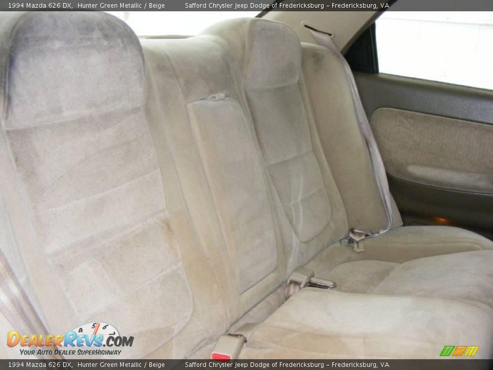 1994 Mazda 626 DX Hunter Green Metallic / Beige Photo #22
