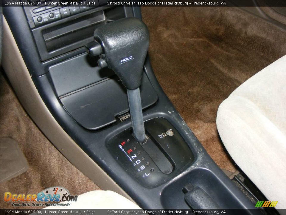 1994 Mazda 626 DX Hunter Green Metallic / Beige Photo #27