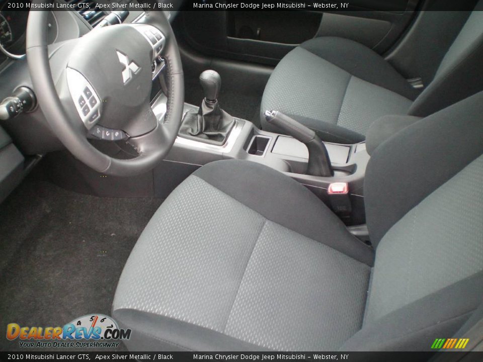 2010 Mitsubishi Lancer GTS Apex Silver Metallic / Black Photo #2
