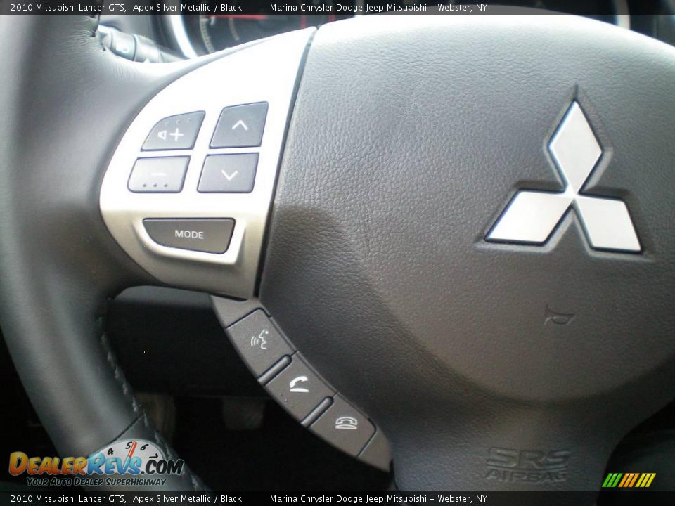 2010 Mitsubishi Lancer GTS Apex Silver Metallic / Black Photo #4