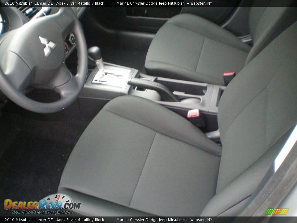 2010 Mitsubishi Lancer DE Apex Silver Metallic / Black Photo #2