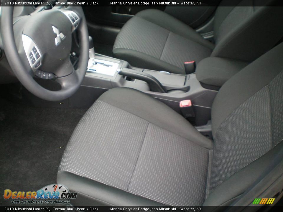 2010 Mitsubishi Lancer ES Tarmac Black Pearl / Black Photo #2