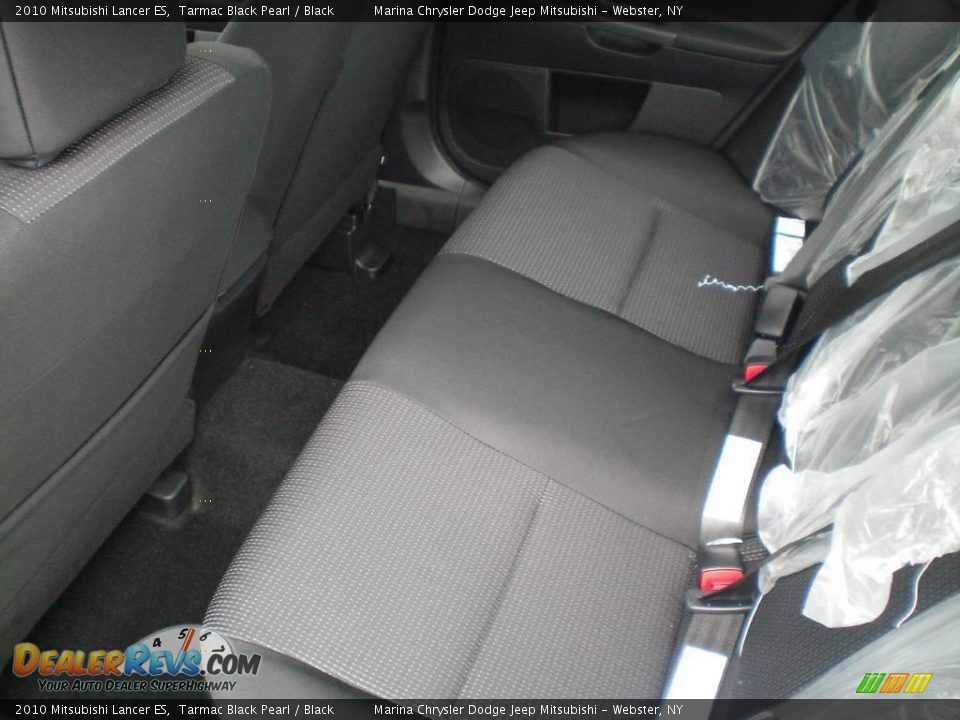 2010 Mitsubishi Lancer ES Tarmac Black Pearl / Black Photo #3