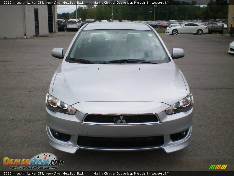 2010 Mitsubishi Lancer GTS Apex Silver Metallic / Black Photo #13
