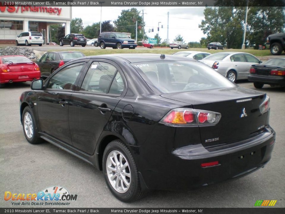 2010 Mitsubishi Lancer ES Tarmac Black Pearl / Black Photo #8