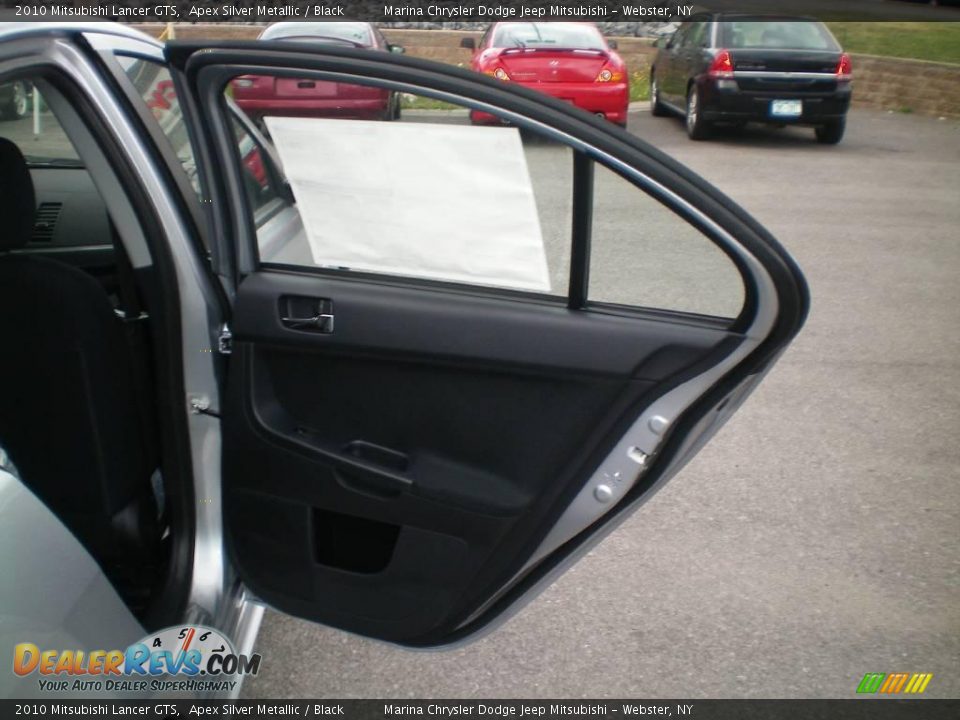 2010 Mitsubishi Lancer GTS Apex Silver Metallic / Black Photo #20