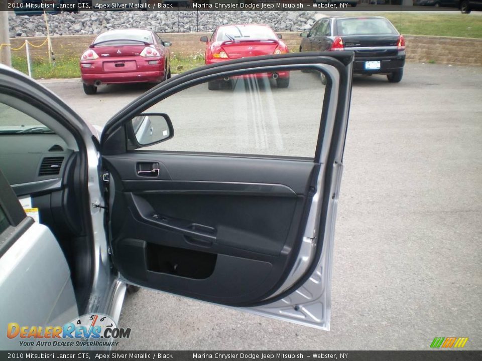 2010 Mitsubishi Lancer GTS Apex Silver Metallic / Black Photo #22